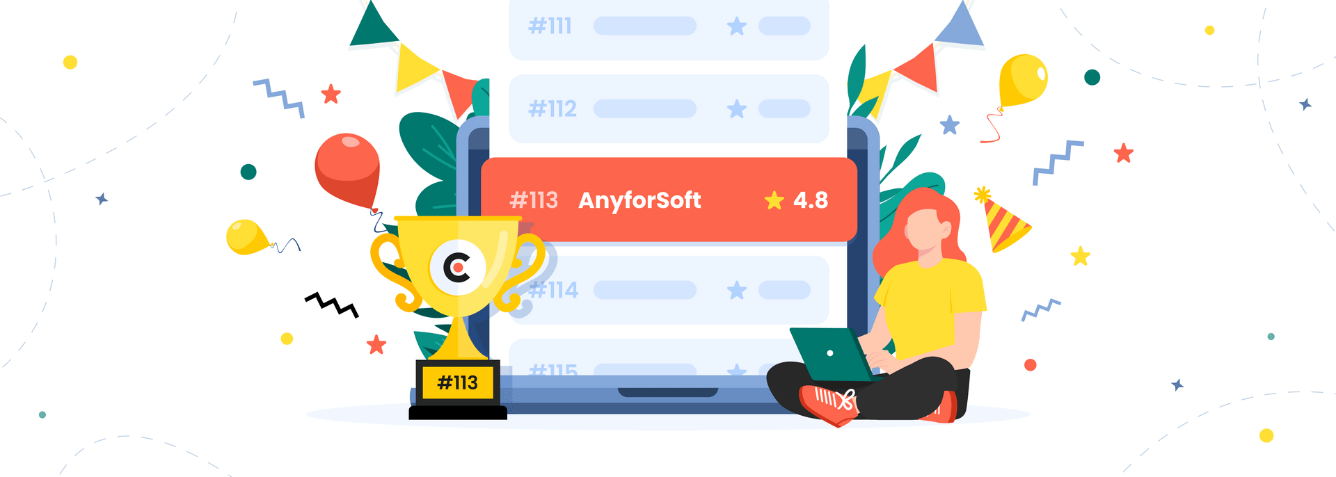 Anyforsoft Is Listed In 2022 Clutch Top 1000
