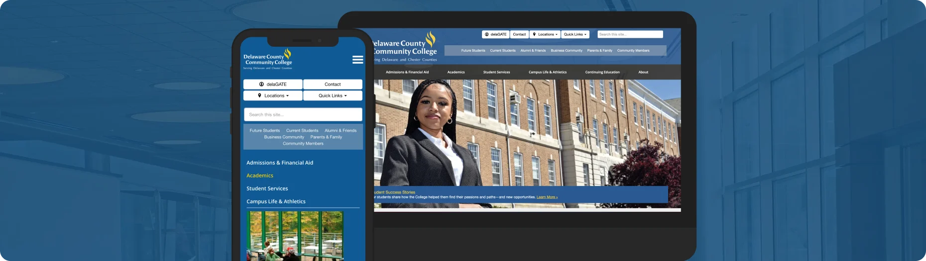 Web solution for educational facility