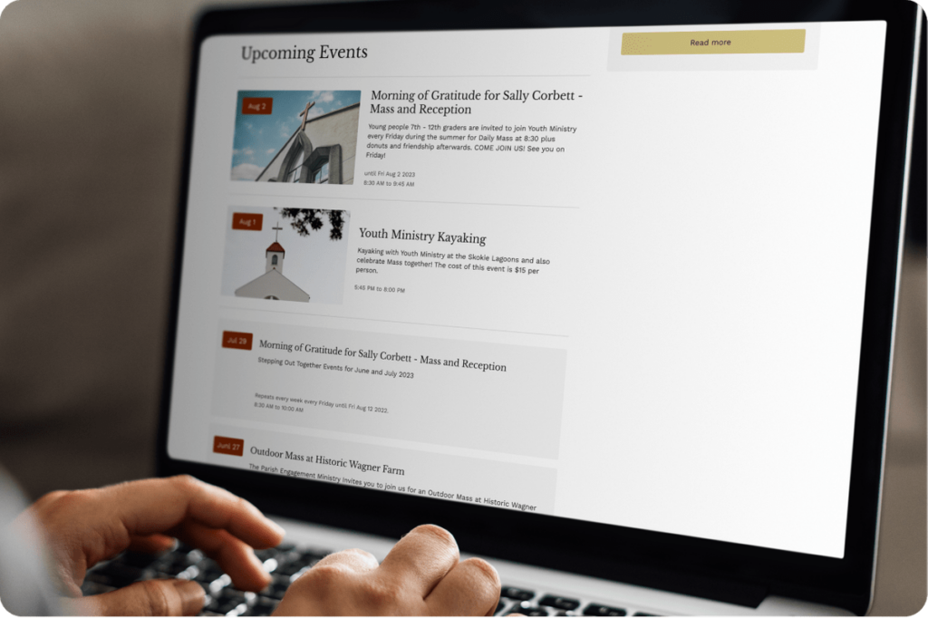 OLPH Parish Case Screen 1