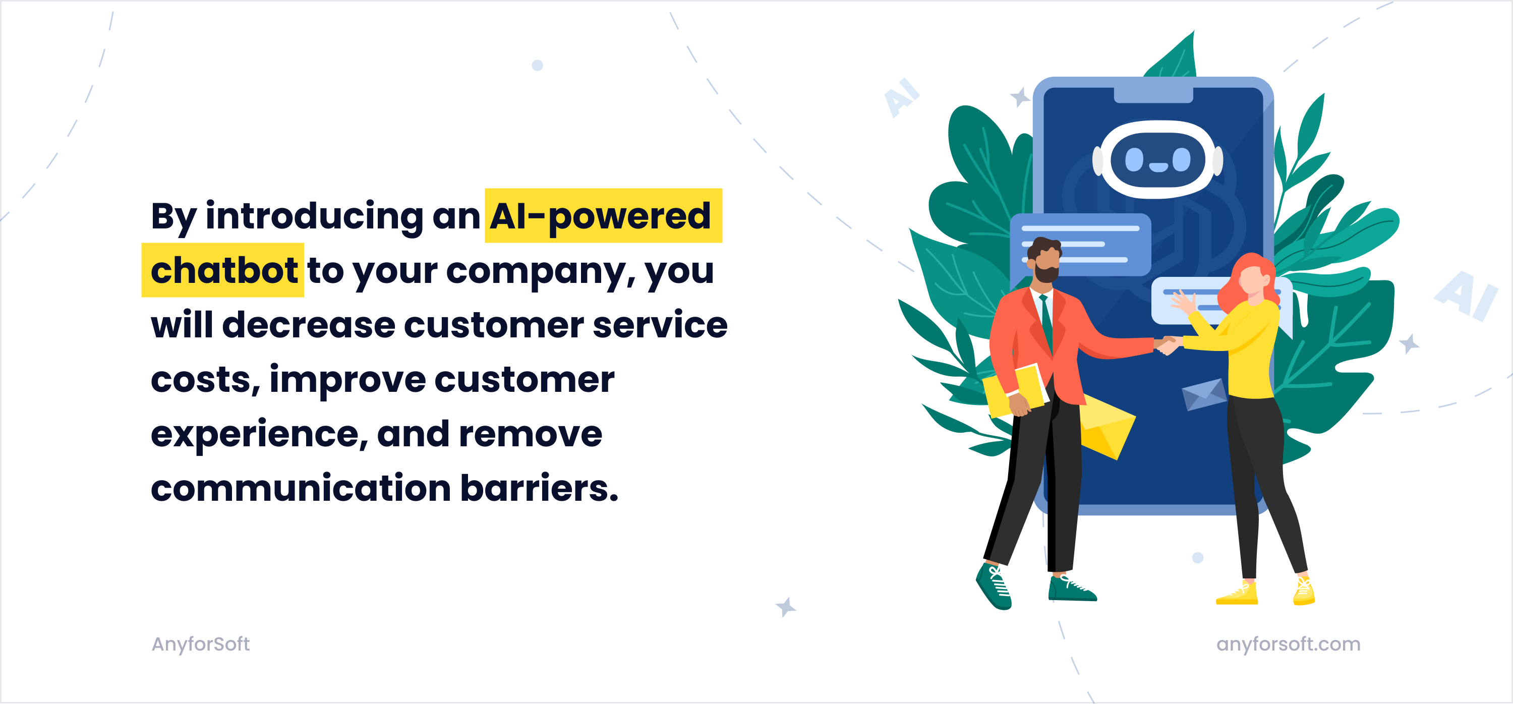 better customer service with ai chatbots