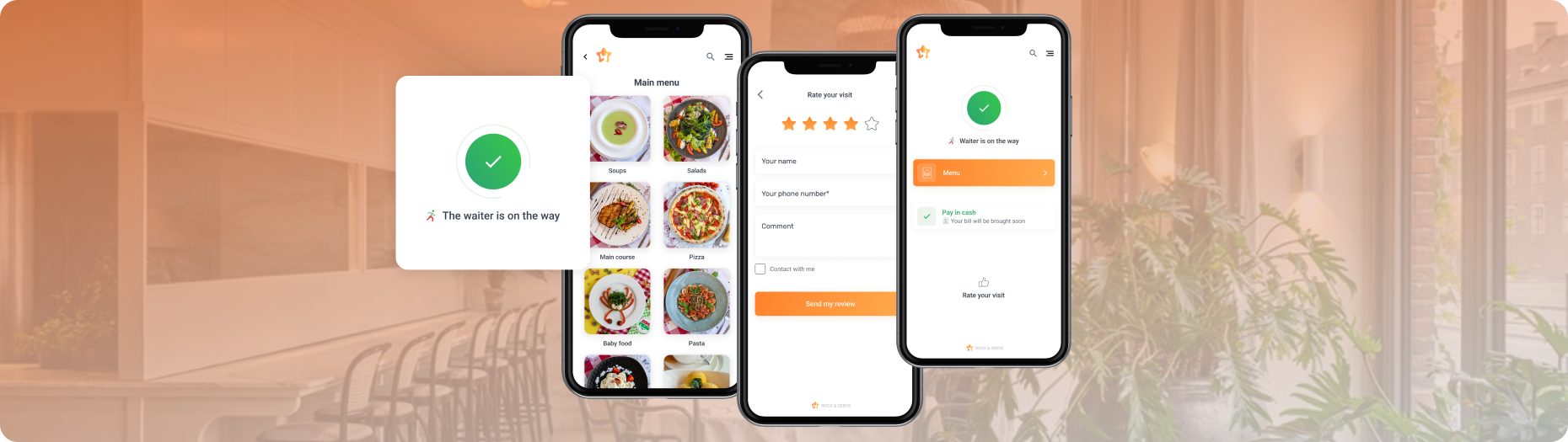 Restaurant service app