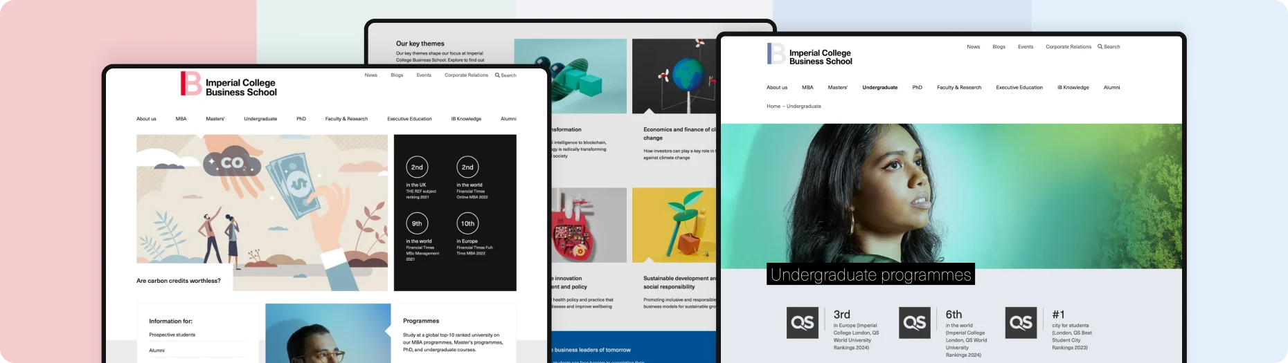 College website upgrade