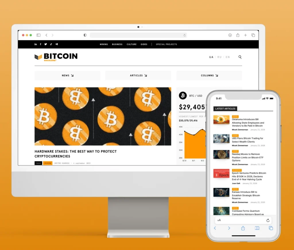 Portfolio cover – Bitcoin Magazine