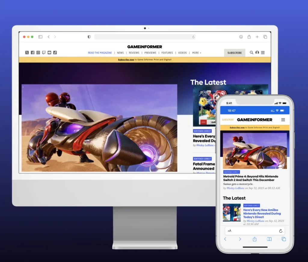 Portfolio cover – Game Informer