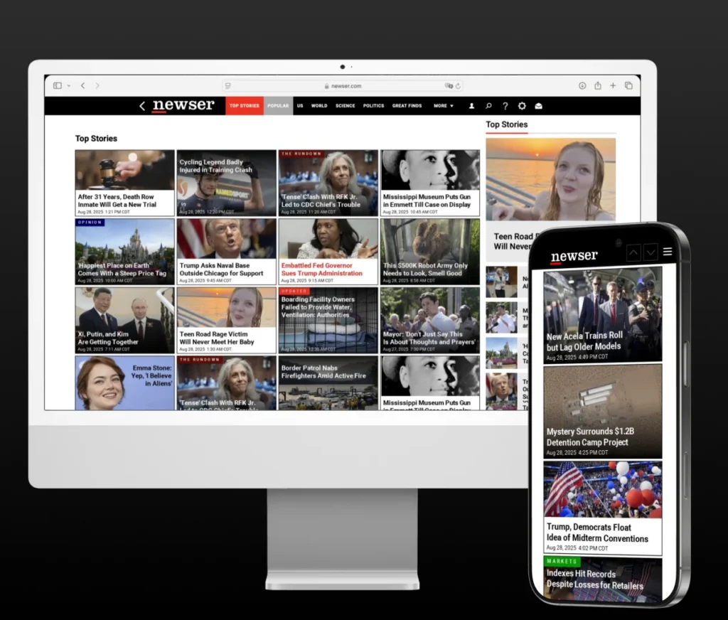 Portfolio cover – Newser