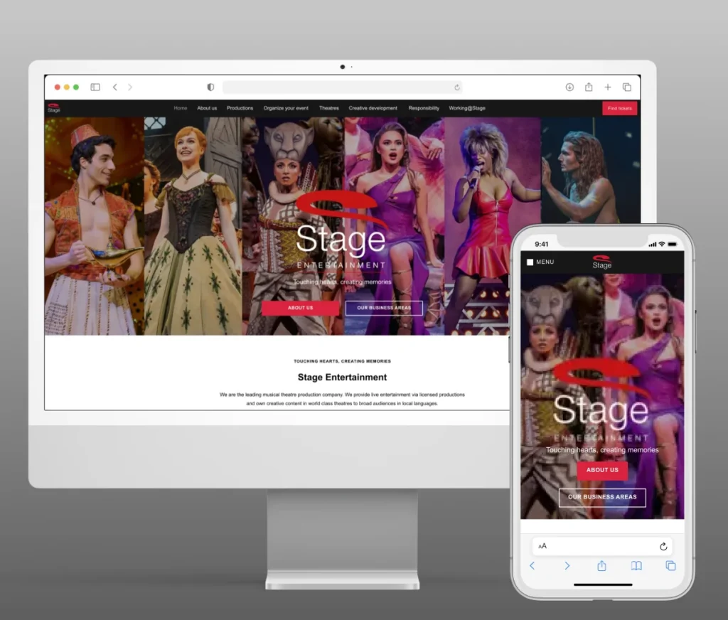 Portfolio cover – Stage Entertainment